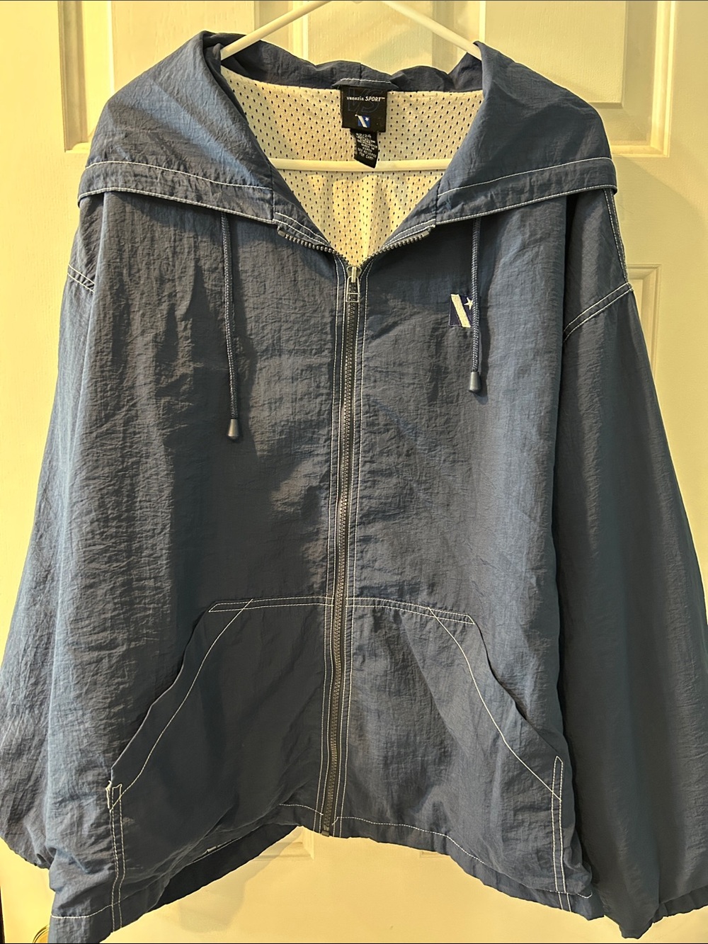 Venezia Sport Slate Blue Hooded Zip Jacket